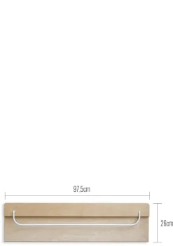 A120 Jugendbett Natural 200 x 120 cm