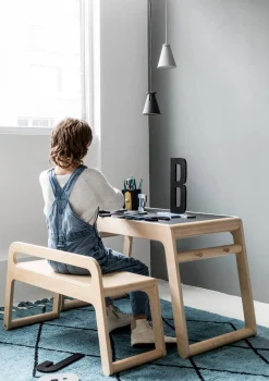 B Tisch Natural (optional mit Sitzbank)