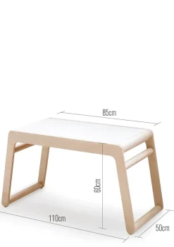 B Tisch Natural (optional mit Sitzbank)