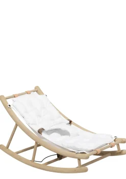 Baby- & Kleinkind-Wippe 'Wood' Eiche/weiß