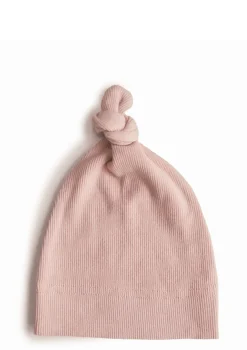 Baby Beanie gerippt blush