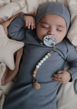 Baby Bonnet gerippt tradewinds