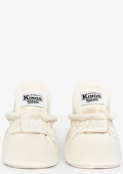 Baby Booties Cotton Cream