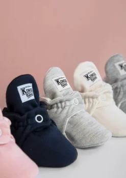 Baby Booties Cotton Cream