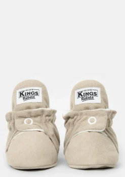 Baby Booties Gamuza Ivory