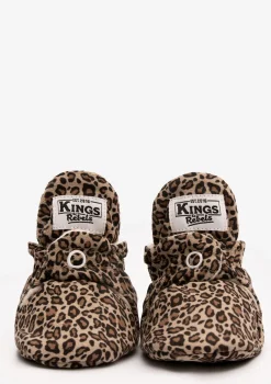 Baby Booties Gamuza Leo