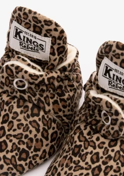 Baby Booties Gamuza Leo