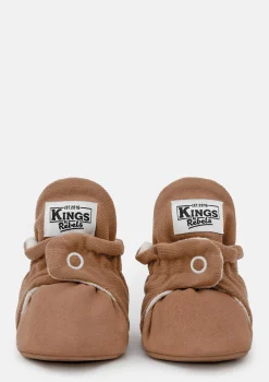 Baby Booties Gamuza Mocha