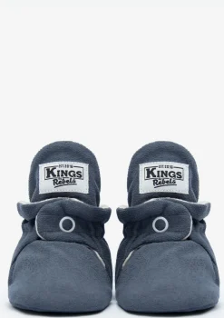 Baby Booties Gamuza Night Blue