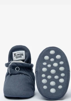 Baby Booties Gamuza Night Blue