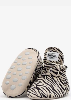Baby Booties Gamuza Zebra