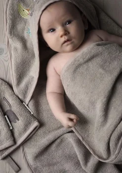 Baby Kapuzenhandtuch 'Petal' Moon Cat