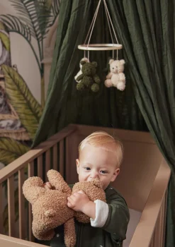 Baby Mobile 'Teddy Bear' Leaf Green