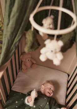 Baby Mobile 'Teddy Bear' Leaf Green