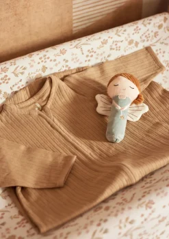 Baby Schlafsack 'Ajour' mit abnehmbaren Ärmeln TOG 0,5-1,0 Biscuit