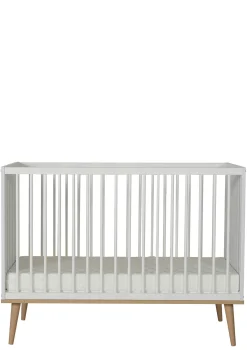 Babybett 'Flow' Weiß 120 x 60 cm