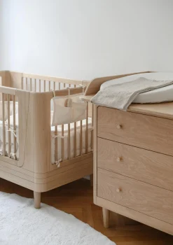 Babybett 'Nature Baby Bed 2.0' Eiche 124,5 x 72,5 cm