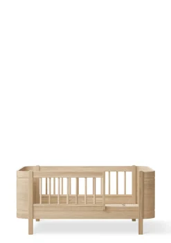 Babybett 'Wood Mini+' Eiche 122-162 x 68 cm