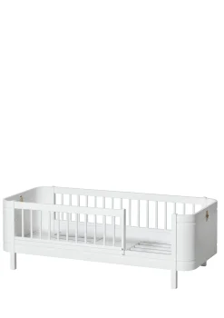 Babybett 'Wood Mini+' Weiß 122-162 x 68 cm