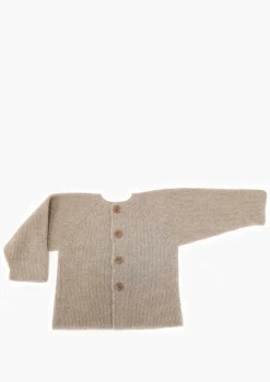 Babyjacke Reiskornoptik beige