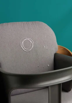 Babykissen Set für 'Giraffe' stürmisches Grau