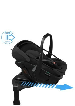 Babyschale 'Coral Slide Pro' Onyx Black