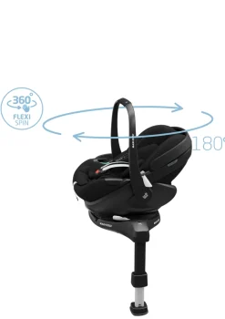Babyschale 'Pebble 360 Pro 2' Twillic Black