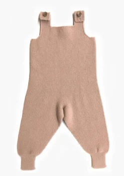 Babystrampler Reiskornoptik puder