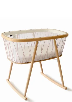 Babywiege 'Kumi' Rosenholz 68 x 40 cm