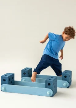 Balance Track-Set 17-teilig Deep Blue/ Sky Blue