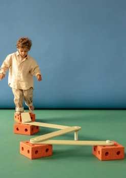 Balance Track-Set 17-teilig Sand Grey / Honey Yellow