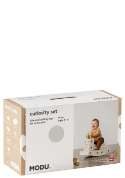 Bauspielzeug 'Curiosity-Set' 14-teilig Sand Grey / Honey Yellow
