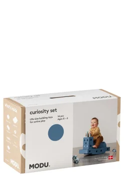Bauspielzeug 'Curiosity-Set' 14-teilig Deep Blue / Sky Blue