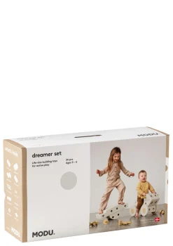 Bauspielzeug 'Dreamer-Set' 34-teilig Sand Grey / Honey Yellow