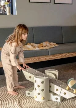 Bauspielzeug 'Dreamer-Set' 34-teilig Sand Grey / Honey Yellow