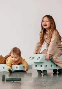 Bauspielzeug 'Explorer-Set' 20-teilig Ocean Mint / Forest Green