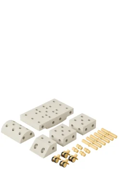 Bauspielzeug 'Explorer-Set' 20-teilig Sand Grey / Honey Yellow