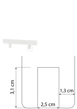 Bettgitter für 'ECO Luxury' Juniorbett weiß