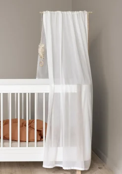Betthimmel für Babybett 'Wood Mini+' Weiß