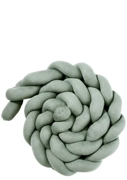 Bettschlange geflochten Strick mint