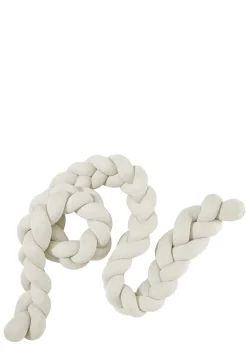 Bettschlange geflochten Strick natur