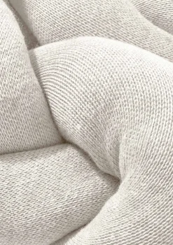 Bettschlange geflochten Strick natur XL