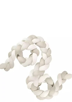 Bettschlange geflochten Trio beige/sand/natur XL