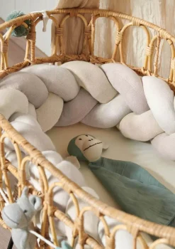 Bettschlange geflochten Trio beige/sand/natur XL