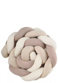 Bettschlange geflochten Trio altrosa/beige/natur