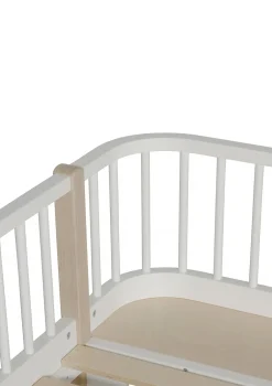 Bettsofa 'Wood Original' weiß / Eiche 200 x 90 cm