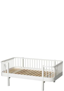 Bettsofa 'Wood' weiß 160 x 90 cm