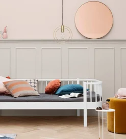 Bettsofa 'Wood' weiß 160 x 90 cm