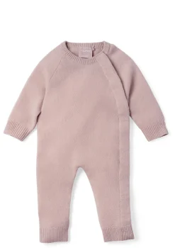 Cashmere Strampler dusty mauve