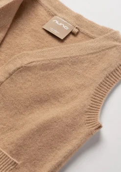 Cashmere Weste tan
